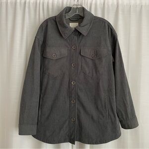 AVEC LES FILLES Corduroy Shirt Jacket Shacket